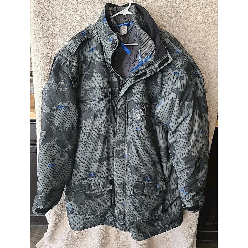 Nike BRS Products (Blue Ribbon Sports) 2-in-1 Jacket Coat Gray XXL Ski Snowboard